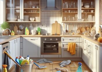 Como fazer a limpeza profunda da cozinha em poucos passos