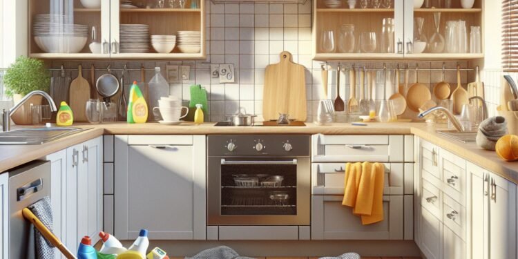 Como fazer a limpeza profunda da cozinha em poucos passos