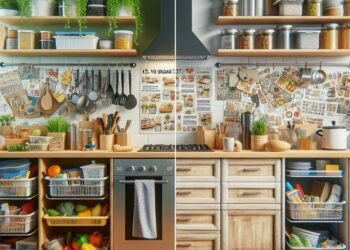 Dicas simples para organizar sua cozinha de forma eficiente: tutoriais passo a passo