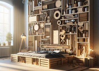 DIY: Como fazer uma cabeceira de cama incrível em casa com pouco dinheiro