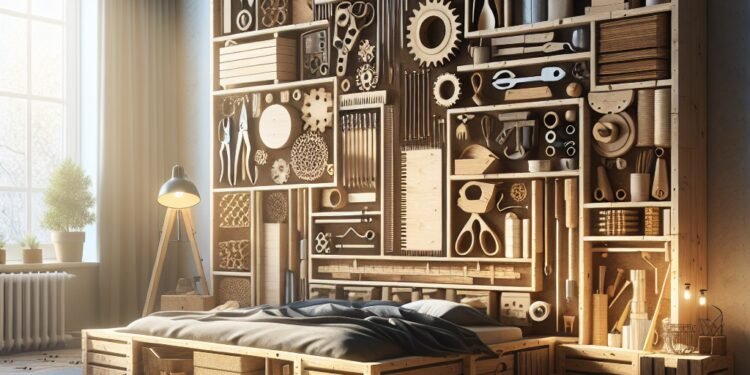 DIY: Como fazer uma cabeceira de cama incrível em casa com pouco dinheiro