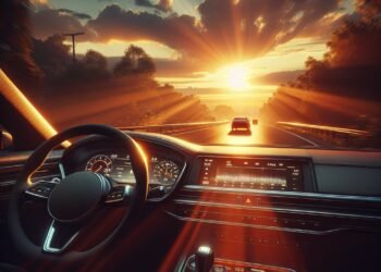 Trilha sonora para uma viagem de carro ao pôr do sol