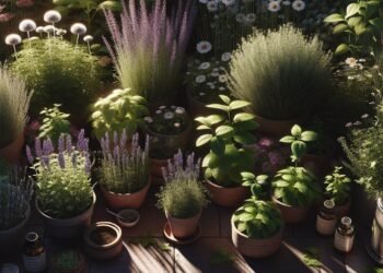 Como fazer um jardim de ervas medicinais