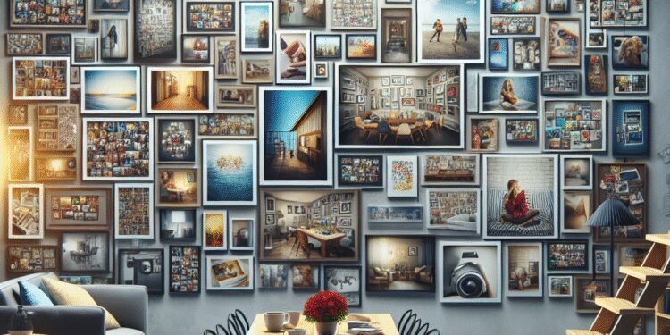 Como criar uma galeria de fotos em sua casa de maneira criativa: tutoriais passo a passo