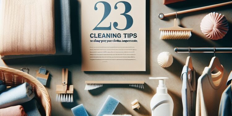 Dicas de limpeza para manter suas roupas sempre impecáveis