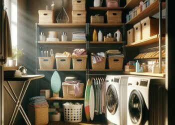 Dicas de organização para a área de serviço ficar mais prática