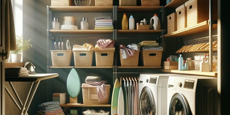 Dicas de organização para a área de serviço ficar mais prática