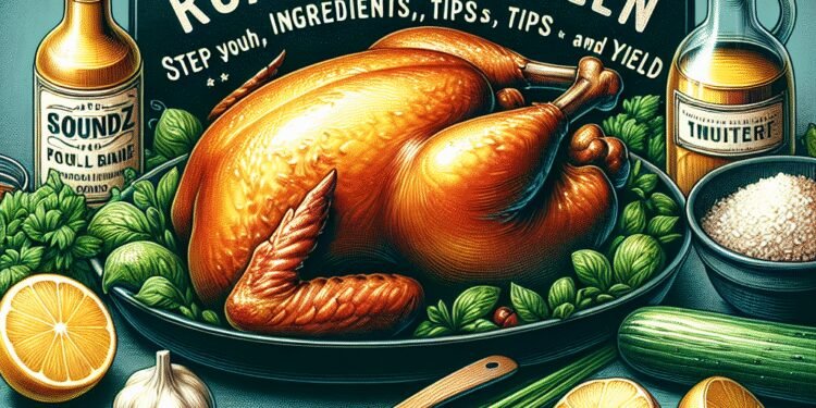 Como Fazer Frango Assado Perfeito: Passo a Passo, Ingredientes, Dicas e Rendimento