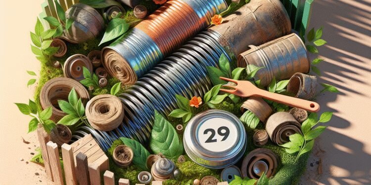 10 maneiras criativas de reutilizar materiais no jardim