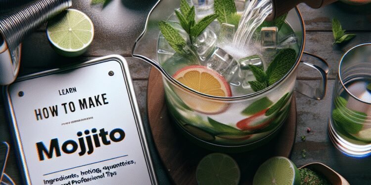Aprenda Como Fazer Mojito: Ingredientes, Quantidades e Dicas Profissionais