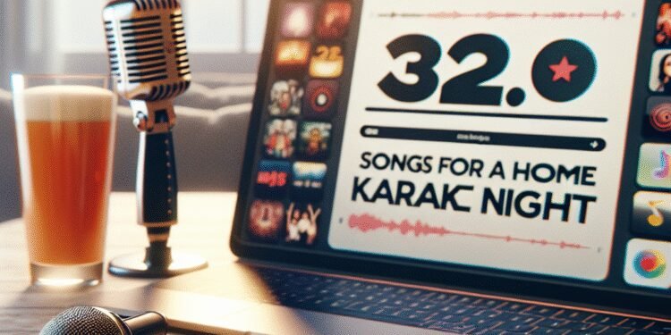 Músicas para uma noite de karaokê em casa