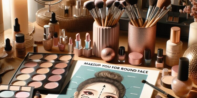 Tutorial de maquiagem para rosto redondo