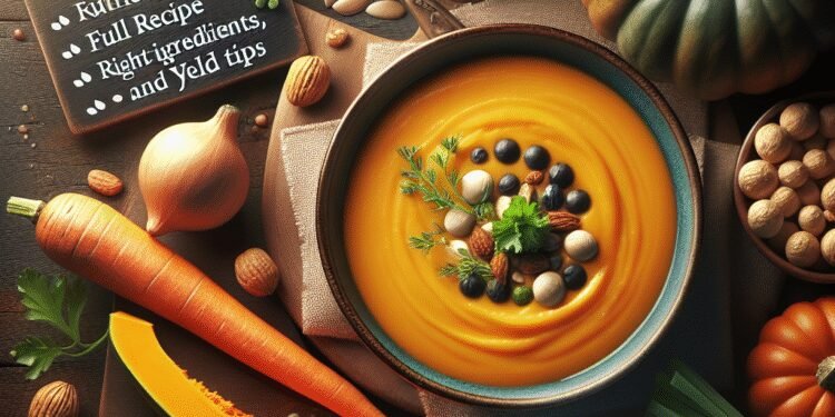 Sopa de Abóbora Nutritiva: Receita Completa, Ingredientes Certos e Dicas de Rendimento