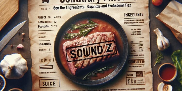 Receita de Contra-filé ao Molho: Veja os Ingredientes, Quantidades, Rendimento e Dicas Profissionais