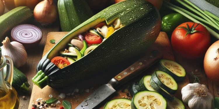 Passo a Passo: Abobrinha Recheada Vegetariana com Todos Ingredientes e Rendimento