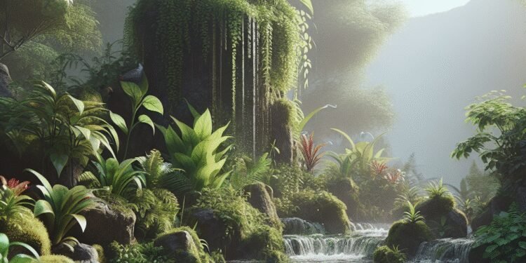 Como montar um jardim de plantas aquáticas