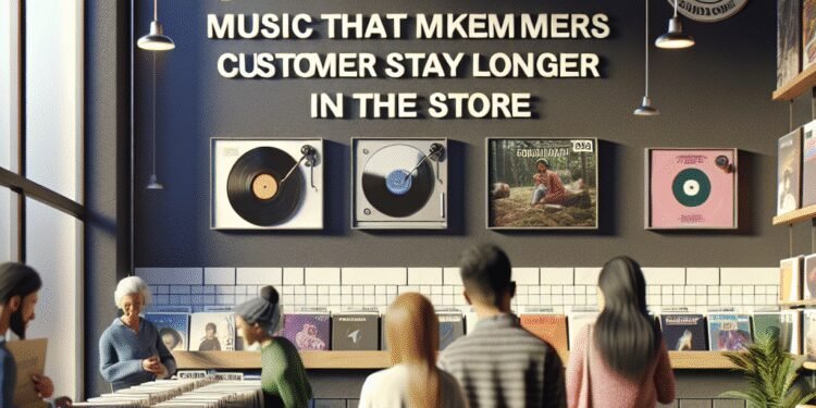 Músicas que fazem clientes ficarem mais tempo na loja