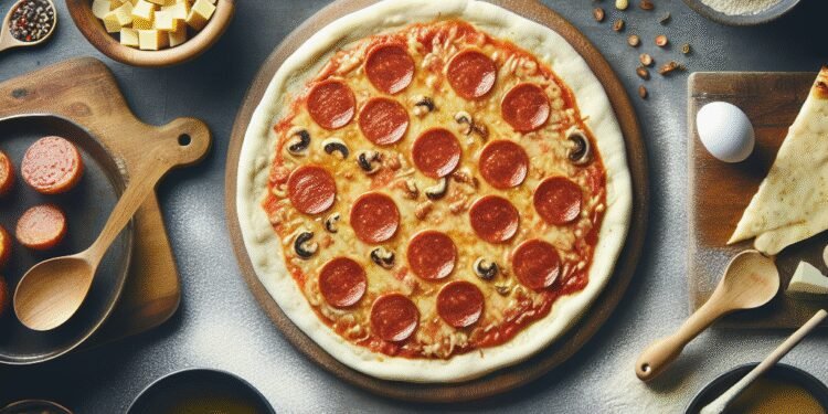 Passo a passo da pizza caseira especial, do molho ao forno, com dicas para massa crocante