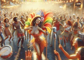Os bailes de samba: Onde a música e a dança se encontram em uma festa animada