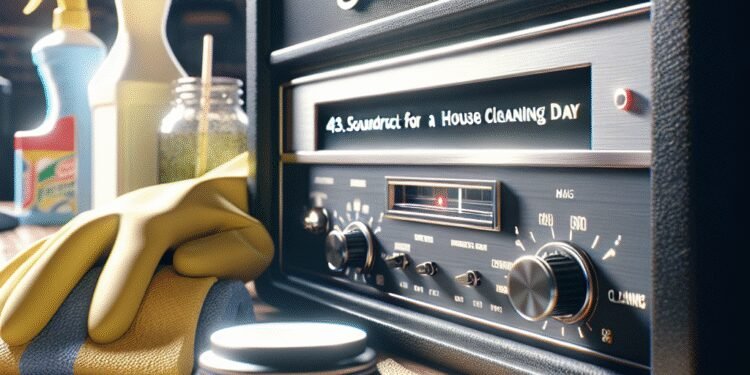 Trilha sonora para um dia de limpeza da casa