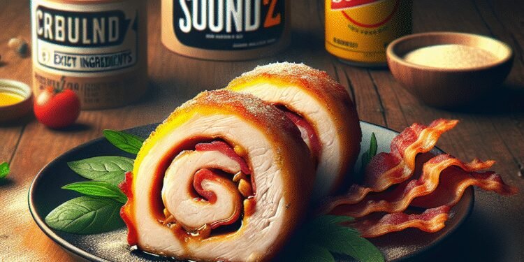 Enroladinho de Frango com Bacon: Receita Detalhada, Ingredientes Exatos e Rendimento