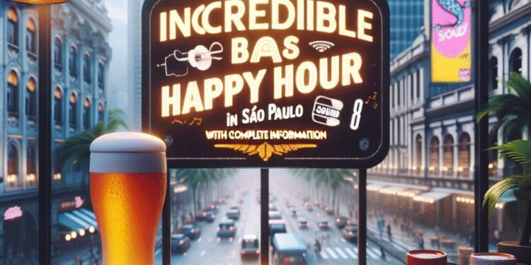 Bares incríveis para Happy Hour em São Paulo com infos completas