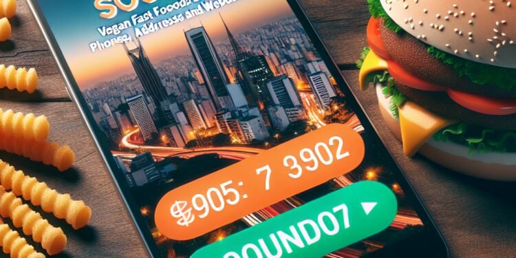 Fast Foods Veganos em São Paulo 2024: Telefones, Endereços e Sites